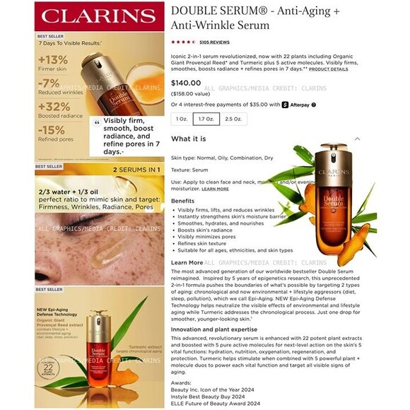 Luxury Skincare Samples Clarins Lancome Shani Darden Alpyn Rodial Drunk Elephant - Picture 6 of 12